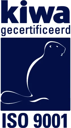ISO 9001 blauw